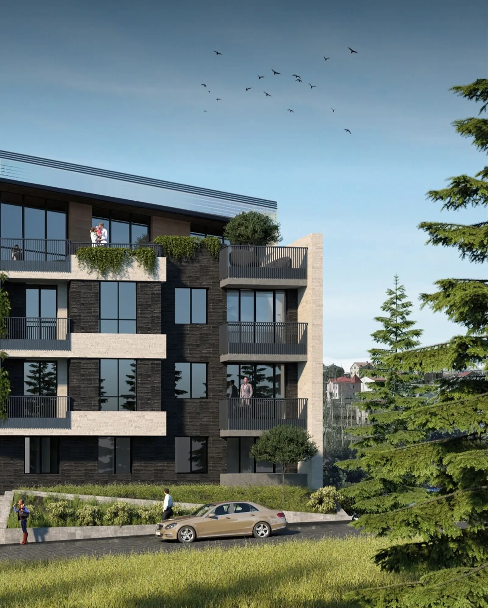 Residential bulding on Molodovakan street