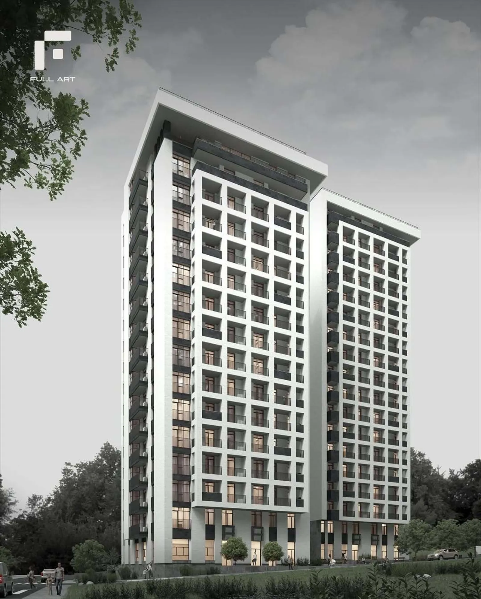 Residential buldings on Leningradyan