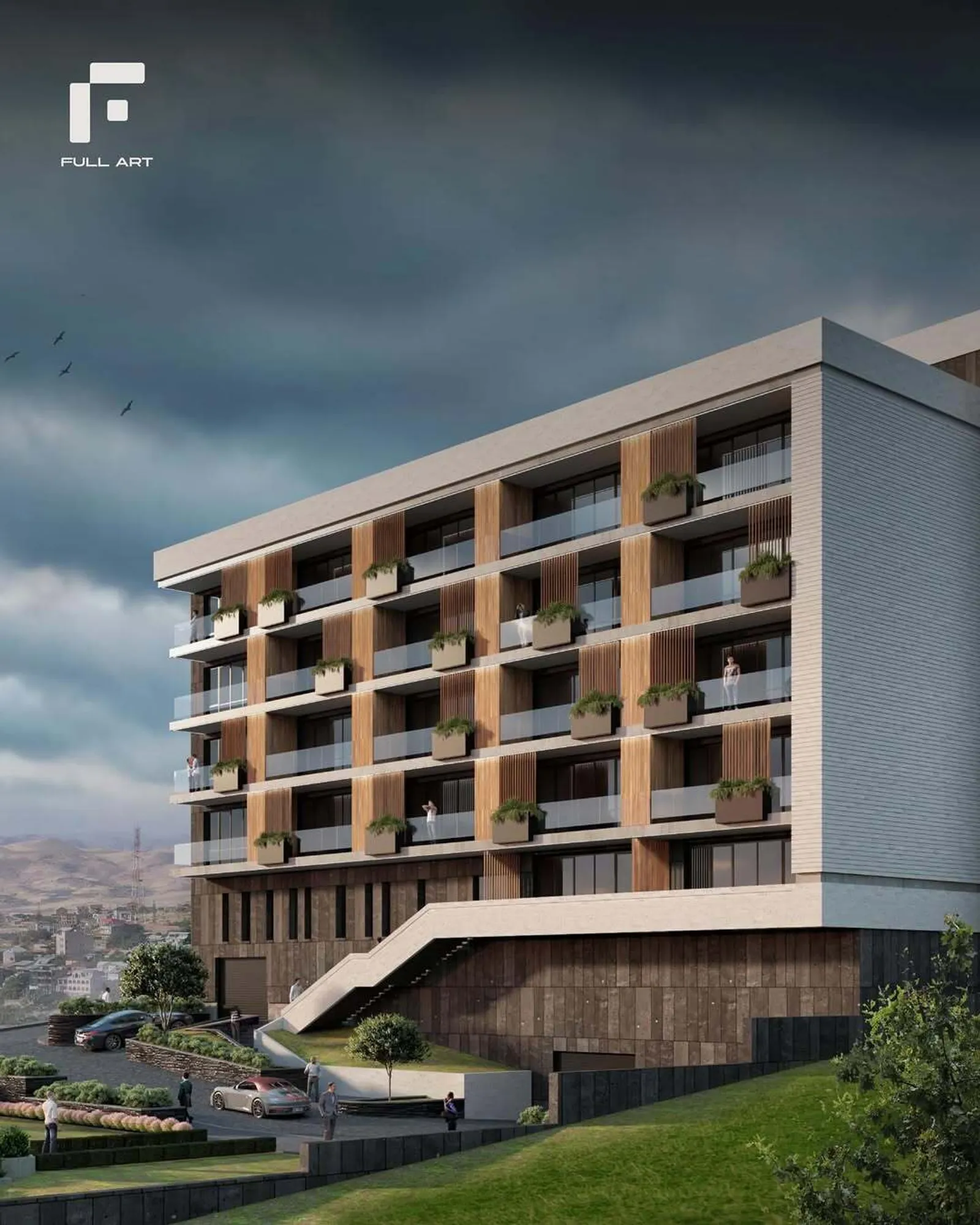 Residential bulding on Hovsepyan Street