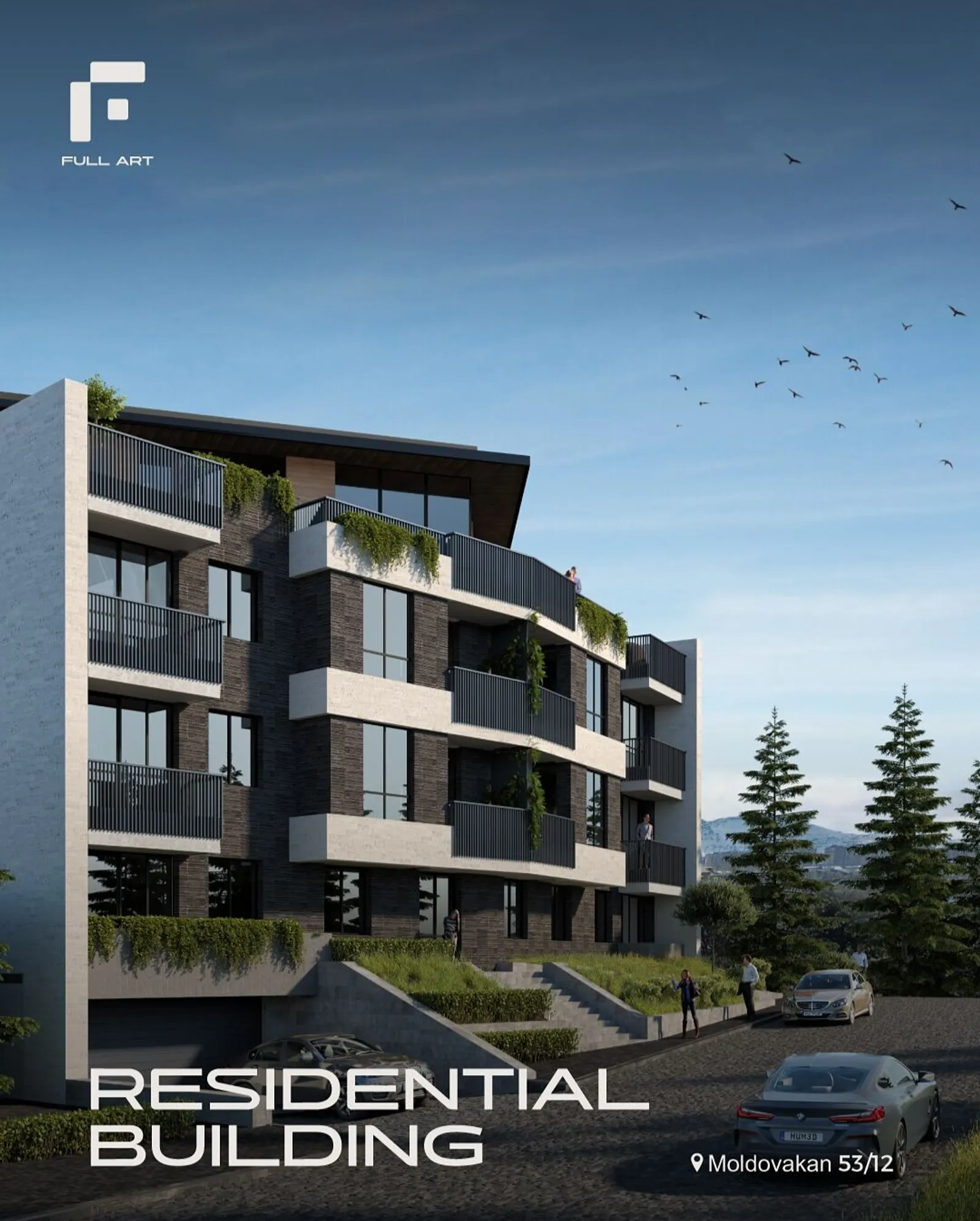 Residential bulding on Molodovakan street