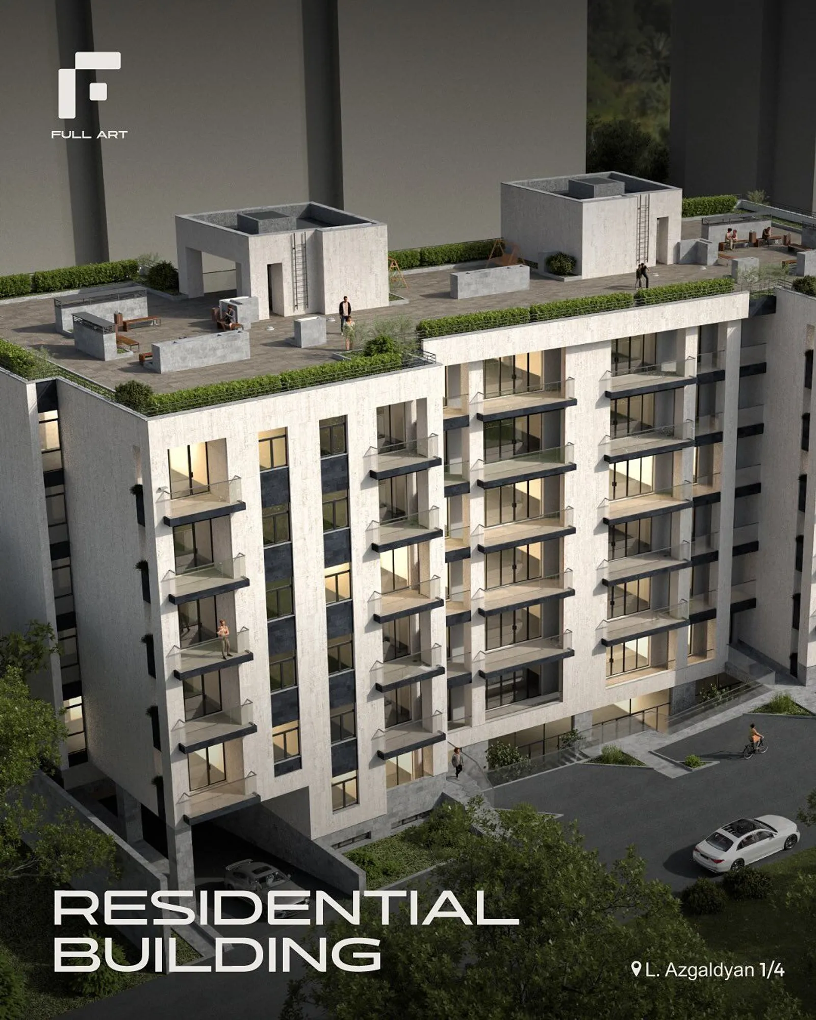 Residential bulding on Azgaldyan Street